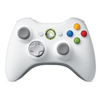 Genuine Official Microsoft Xbox 360 Wireless Controller White, Fully TESTED 🎮 - Image 1 of 4