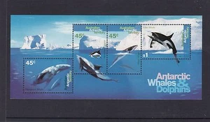 AUSTRALIAN ANTARCTIC - 1995 Whales & Dolphins MINISHEET MNH - Wildlife - Bild 1 von 1