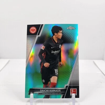2021-22 Topps Chrome Bundesliga - #39 Daichi Kamada Aqua /275 Refractor - Image 1 of 2