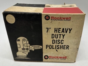 Pulidora de disco Rockwell 305 de alta resistencia de 7 pulgadas de colección hecha en EE. UU. - Imagen 1 de 14