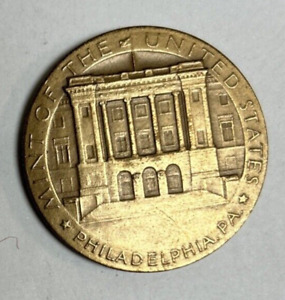 Vintage Bronze Herbert Hoover Medal 1929 U S Mint Philadelphia