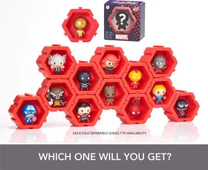 4 figuras de personajes de juguete sorpresa de Marvel conectables coleccionables NANO PODS - Imagen 1 de 3
