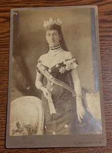 1800's Cabinet Photo Princess of Wales A Bassano London United Kingdom Royalty - Picture 1 of 5