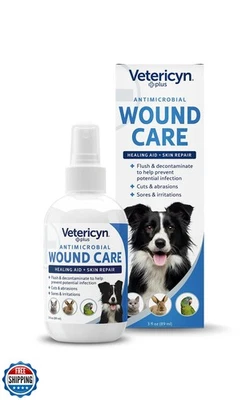 Vetericyn Plus Dog Wound Care Spray | Healing Aid and Skin Repair, Clean Woun - Image 1 of 4