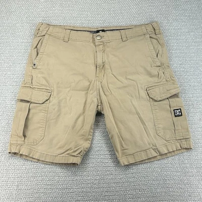 DC Shoes Pantalones Cortos Para Hombre 38 Beige Carga Sueltos Y2K Skate Punk Grunge DEFECTOS Foto 1 de 4