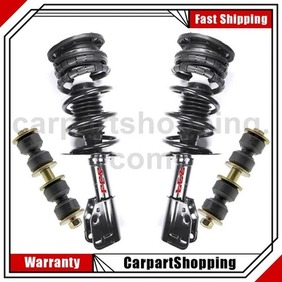 Conjunto de resorte helicoidal de puntales barra estabilizadora eslabones para Chevy Cavalier 2,2 L 1997 Foto 1 de 4