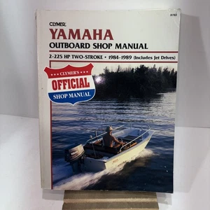 Clymer Yamaha 2-225 HP 2-stroke 1984-1989 Outboard Boat Shop Manual B783 - Picture 1 of 20