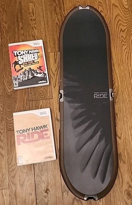 Mando Inalámbrico Nintendo Wii Tony Hawk Skateboard y 2 Juegos: RIDE & SHRED  Foto 1 de 4