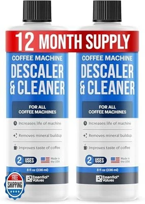 Solución de descalcificación de valores esenciales para Delonghi Keurig Breville  Foto 1 de 4