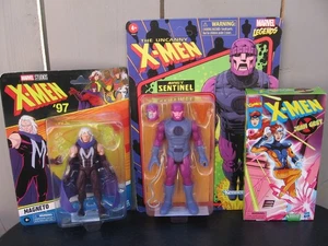 Marvel Legends VHS Retro X-Men Jeans Grey, Sentinel, & 97' Magneto / Animated - Bild 1 von 21