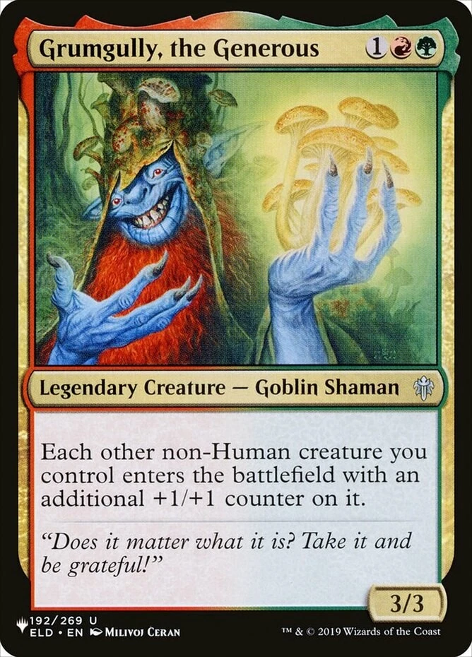 x1 Grumgully, the Generous - The List - The List - NM - MTG - Image 1 of 1