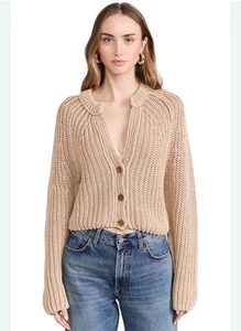 Cárdigan Free People Sweet Nothing talla mediana, 100 % algodón - Imagen 1 de 9