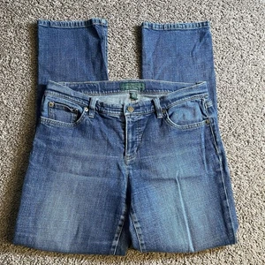 Lauren Ralph Lauren Straight 10 Denim Jeans Mid Rise Casual Preppy Damen - Bild 1 von 9