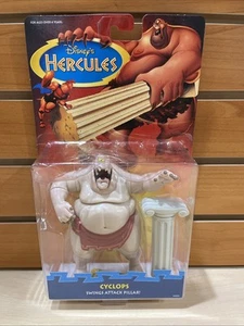 Walt Disney Herkules ZYKLOPS Schaukeln Angriff Säule! Action Figur Mattel 1997 NEU - Bild 1 von 13