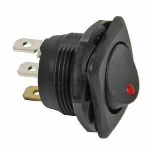 Hella H61924001 On / Off Flush Mount Red LED Rocker Switch - Picture 1 of 5