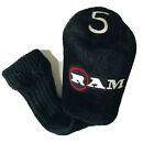 Ram 5 Wood Sock Knit Golf Club Headcover Black Red Circle