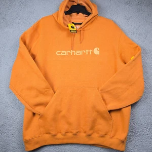 Suéter Carhartt ADULTO 2XL XXL NARANJA ROPA DE TRABAJO AL AIRE LIBRE SUDADERA CON CAPUCHA BOLSILLOS PARA HOMBRES NUEVO CON ETIQUETAS - Imagen 1 de 13
