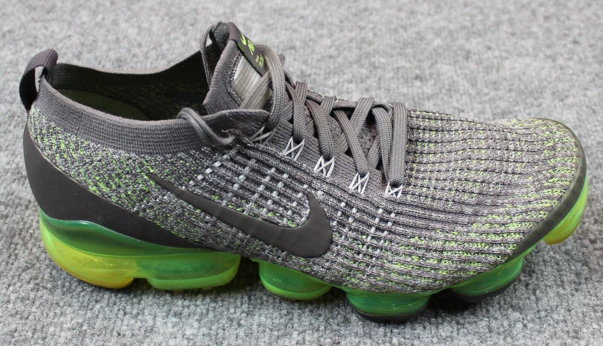 Nike Air VaporMax Flyknit 3 Grey Volt for Sale | Authenticity