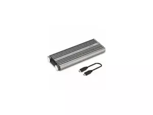 SIIG JU-SA0X11-S1 Silver USB 3.2 Gen 2 x 2 Type-C 20G NVMe SSD Enclosure - Picture 1 of 5