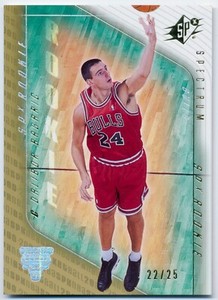 2000-01 Upper Deck SPx DALIBOR BAGARIC Spectrum RC Rare Chicago Bulls SP #/25