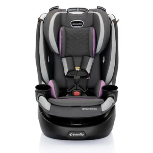 Evenflo Revolve360 Slim 2-in-1 Rotational Convertible Car Seat, Sutton Purple - Picture 1 of 10