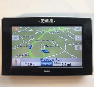 Magellan Maestro 4220 Portable GPS - Color Screen, Rechargeable, Works, Charger - Picture 1 of 10