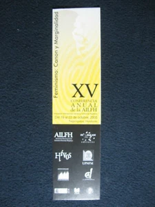 Feminiso XV Conferencio Honduras 2005 Bookmark - Includes Shipping! - Picture 1 of 3