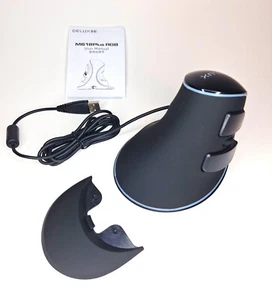 DELUX M618 PLUS WIRELESS 2.4G VERTICAL MOUSE - Picture 1 of 3