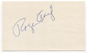 Roger Craig Signed 3x5 Index Card Baseball Autographed Signature Brooklyn Dodger - Picture 1 of 2