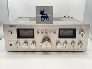 Amplificador integrado Sony TA-F5 AC100V equipo de audio vintage plateado usado - Imagen 1 de 15