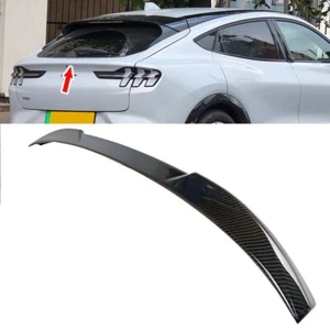 NEW Fit For Ford Mustang Mach-E SUV Rear MID OE Type Trunk Spoiler Carbon - Picture 1 of 6
