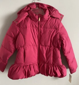 Polo Ralph Lauren Puffer Down Coat Jacket Pink Girl's Size M /8-10/ NWT - Picture 1 of 4
