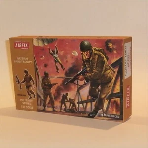 Airfix Empty British Paratroopers Paratroops Early Repro Box 1:32 Scale #1712 a - Picture 1 of 5