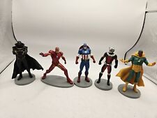 5 Disney Marvel Avengers 3.75" Figures Captain America, Vision,  Iron Man, Panth