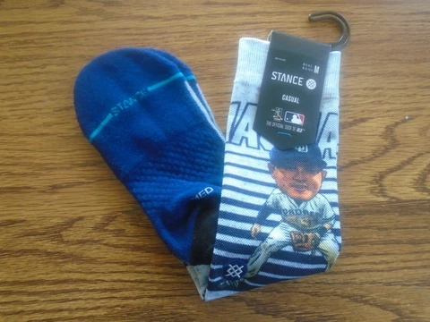 Stance Manny Machado San Diego Padres Socks Mens 6-8.5 Med.Big Head NWT Cover