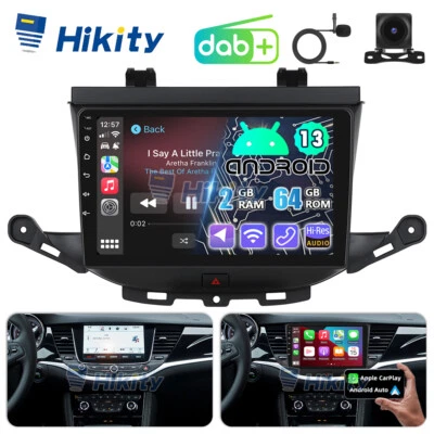 DAB+ 2+64GB Android 13 CarPlay Autoradio Für Opel Astra K 2015-2022 GPS Navi RDS - Bild 1 von 4
