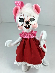 Muñeca Annalee 6" Sweetheart Girl Mouse #100116 NUEVA con Etiquetas y Bolso - Imagen 1 de 12