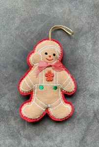 Casita Designs Gingerbread Man Embroidered Felt Christmas Ornament Philippines - Picture 1 of 4