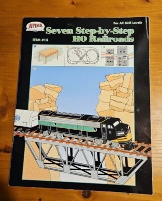 Seven Step-by-Step HO Railroads Item #13 PB 1994 Model Railroad   - Image 1 of 4