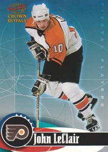 1998-99 Pacific Crown Royale Hockey Pivotal Players #18 John LeClair Flyers
