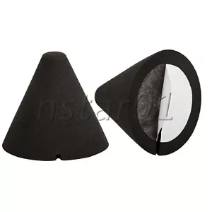 Cono de gatillo piezoeléctrico de 2 piezas para instrumento de batería electrónica espuma negro - Imagen 1 de 1