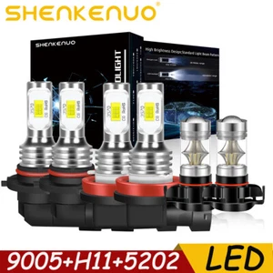 Para For GMC Acadia 2007 2008 2009 2010 2011 2012 faro LED Kit de luz antiniebla - Picture 1 of 12