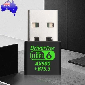 Bluetooth-Compatible 2in1 Dongle 900Mbps USB WiFi Adapter for PC/Laptop/Desktop - Afbeelding 1 van 12