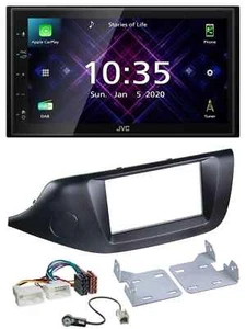JVC DAB 2DIN MP3 Bluetooth USB Autoradio für Kia Ceed (ab 12) schwarz - Bild 1 von 9