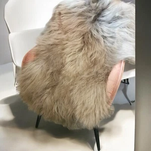 Echtes Schaffell | langes Haar | 120cm groß | Island Lammfell | Taupe | Top Fell - Bild 1 von 3