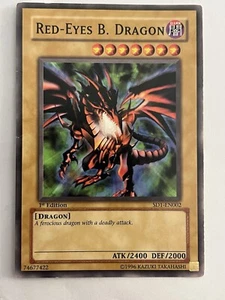 Red-Eyes B. Dragon SD1-EN002 Yugioh TCG Card 1st Edition. - Picture 1 of 2