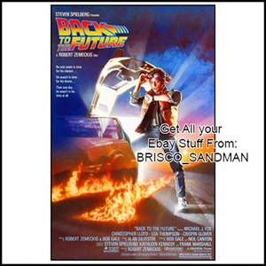 Kühlschrank Spaß Kühlschrankmagnet ZURÜCK IN DIE ZUKUNFT Filmposter Version A - Bild 1 von 6