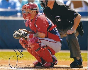 Signed  8x10 JOSE LOBATON Washington Nationals Autographed photo - COA  - Picture 1 of 1