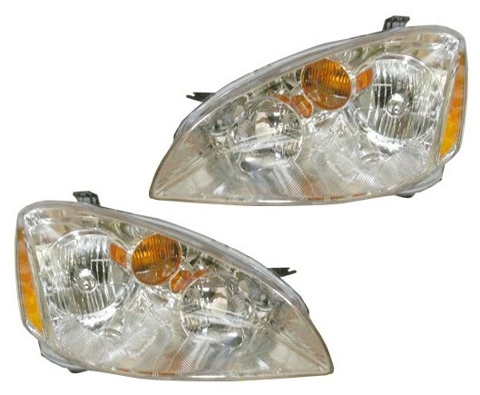 / FIT FOR 2002-04 NISSAN ALTIMA New Replacement Halogen Headlight Assembly PAIR Foto 1 de 1