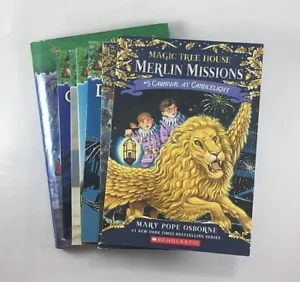 Magic Tree House Book Lot 7 Books by Mary Pope Osborne, Merlin Missions and More - Picture 1 of 7